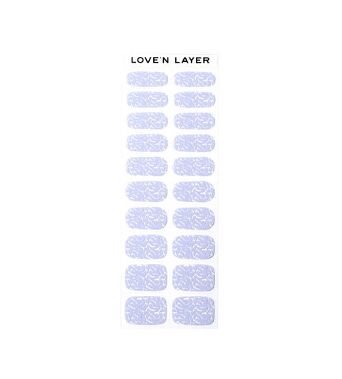 LNL Sky Blue Nail polish Layers