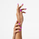 Solid Dahlia Purple Nail polish Layers