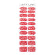 Leo Grape Red Nail polish Layers