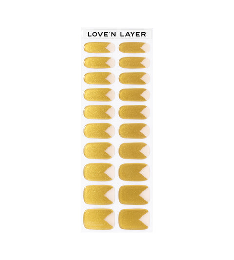 Minnies Swag Gold Nail polish Layers