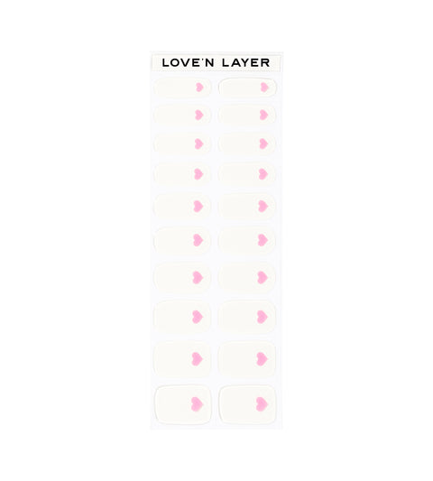 Single Love Summer Pink Nail polish Layers